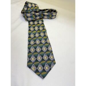 Oakland A's Athletics MLB Baseball Logo Neck Tie Licensed Eagle Neckwear Silk